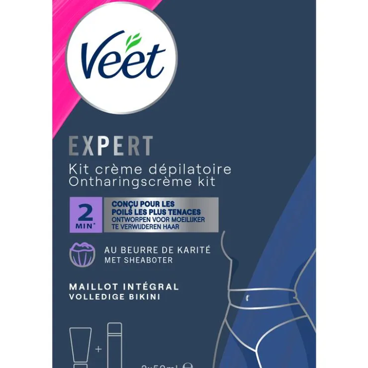 Heren Veet Expert Volledige Bikini Ontharingscrème Kit 200 ML