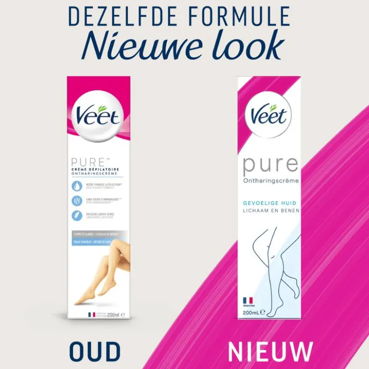 Heren Veet Minima Ontharingscreme Gevoelige Huid 200 ML