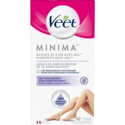 Heren Veet Minima Ontharingsstrips Benen & Lichaam Hypoallergeen 40 stuks