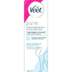 Heren Veet Ontharingscreme Gevoelige Huid Minima 100 ML