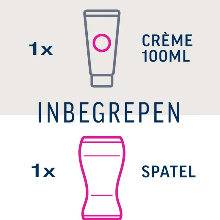Heren Veet Ontharingscreme Gevoelige Huid Minima 100 ML
