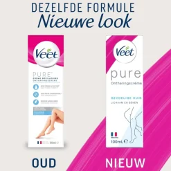 Heren Veet Ontharingscreme Gevoelige Huid Minima 100 ML