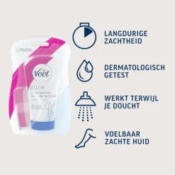 Heren Veet Ontharingscreme Gevoelige Huid In-Shower 150 ML