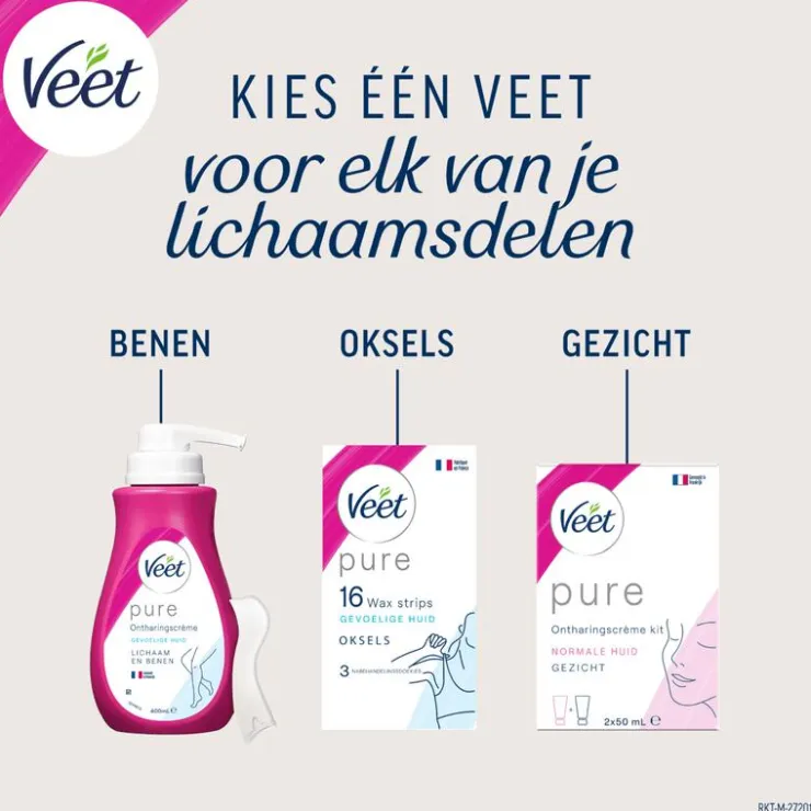 Heren Veet Ontharingscreme Gevoelige Huid In-Shower 150 ML