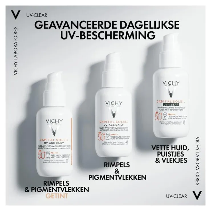 Vichy Capital Soleil UV-Clear Zonnecrème SPF50+ 40 ML