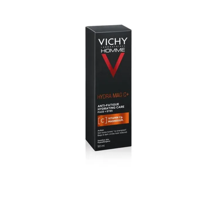 Heren Vichy Homme Hydra Mag C+ Dagcrème Gevoelige Huid 50 ML