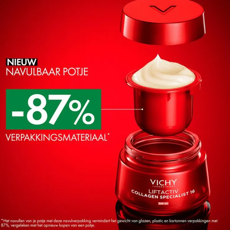 Vichy Liftactiv Collagen Specialist 16 Dagcrème SPF50 Navulling 50 ML