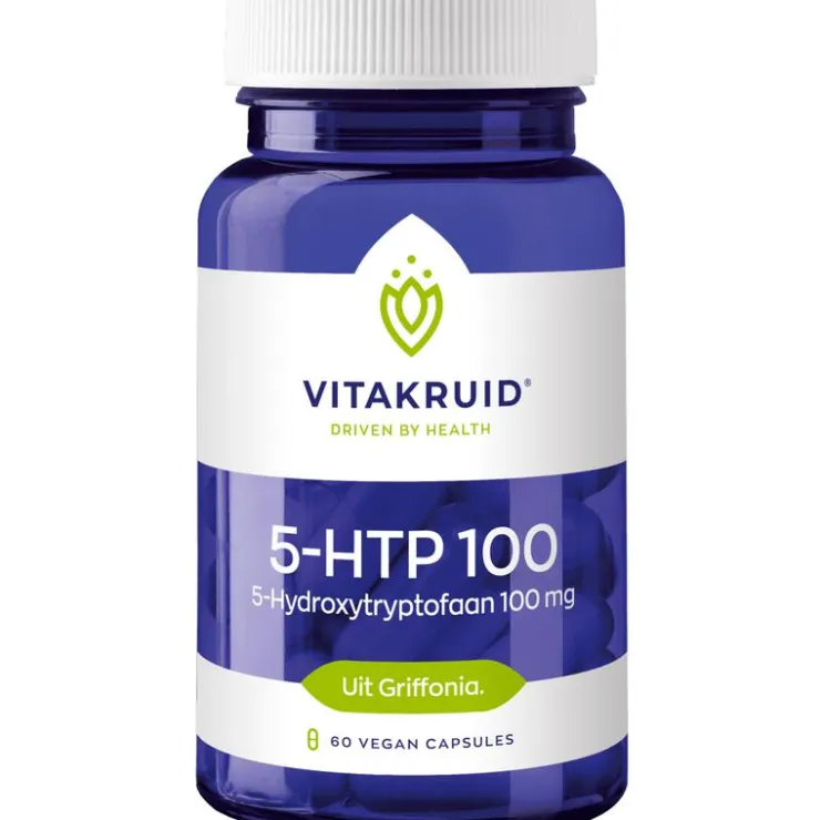 Vitakruid 5-HTP 100mg - 60 vegan capsules