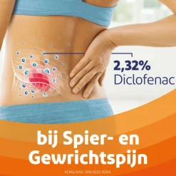Voltaren Emulgel Extra Sterk 2,32% (diclofenac) 100gr bij Spier- of Gewrichtspijn
