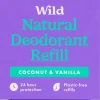 Wild Cosmetics Limited Wild Coconut & Vanilla Refill Deodorant Stick 40 gram