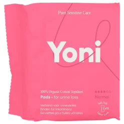 Yoni Verband Urineverlies Normal Bio Katoenen Toplaag 12 stuks
