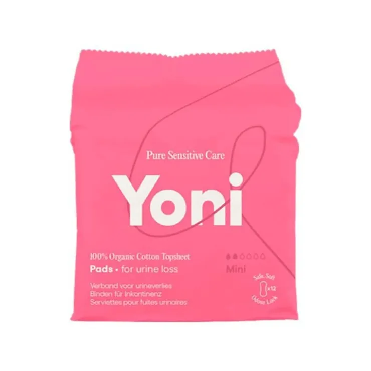 Yoni Verband Urineverlies Mini Bio Katoenen Toplaag 12 stuks