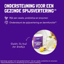 Yummygums Gut Support Lemonade Suikervrij 240 GR