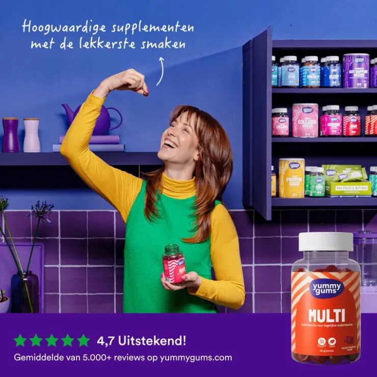 Yummygums Multi Suikervrij 60 stuks