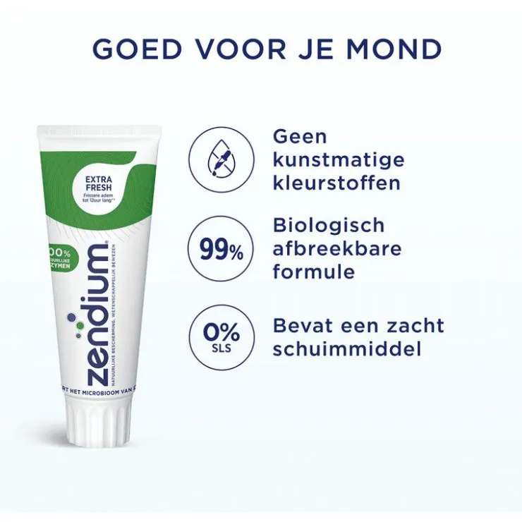 Zendium Tandpasta Extra Fresh 75 ML