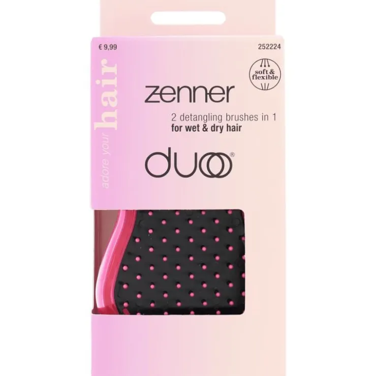 Zenner Duoo Brush Roze/Zwart