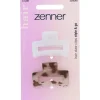 Zenner Haarklem Gebroken Wit/Bruin 2X