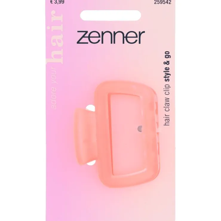 Zenner Haarklem Mat Tranparant Roze