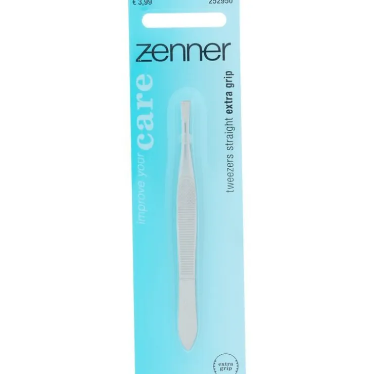 Zenner Pincet Recht Zilver