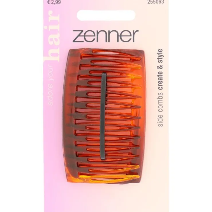 Zenner Zijkammen bruin 2x