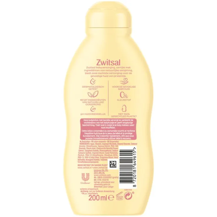 Zwitsal Bodylotion 200 ML
