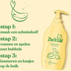 Zwitsal Shampoo Met Pompje 400 ML